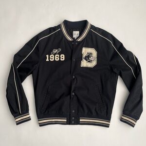 Gap x The Brooklyn Circus Adult Varsity Jacket In Black Size L